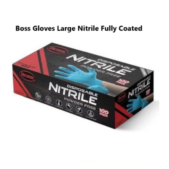 Boss Glove Large Nitrile Fully Coated