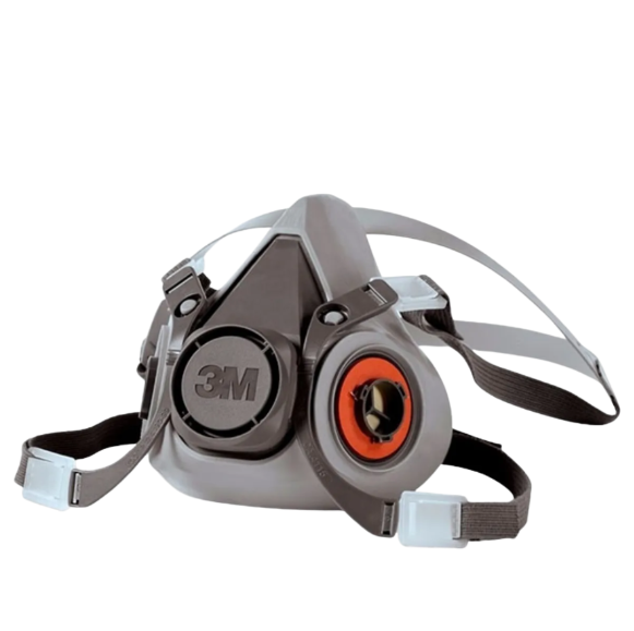 3M™ Large 6300 Series Half Face Mask Air Purifying Respirator U33MM6300