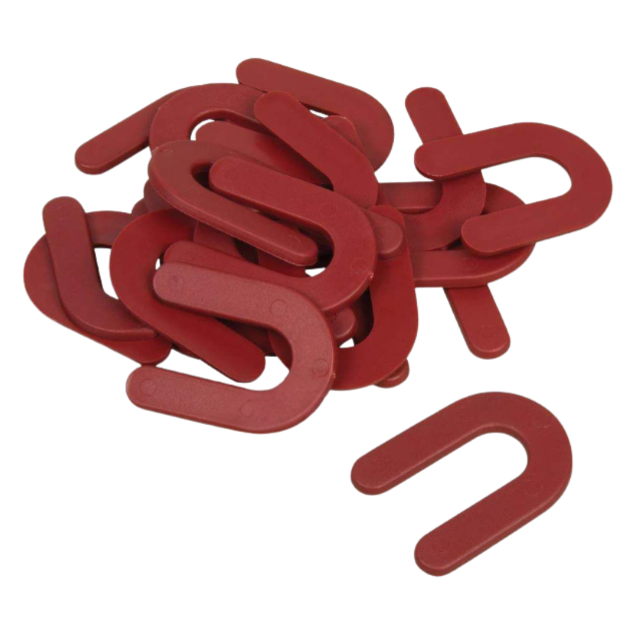 Shims Red 1/8" 100 Pcs