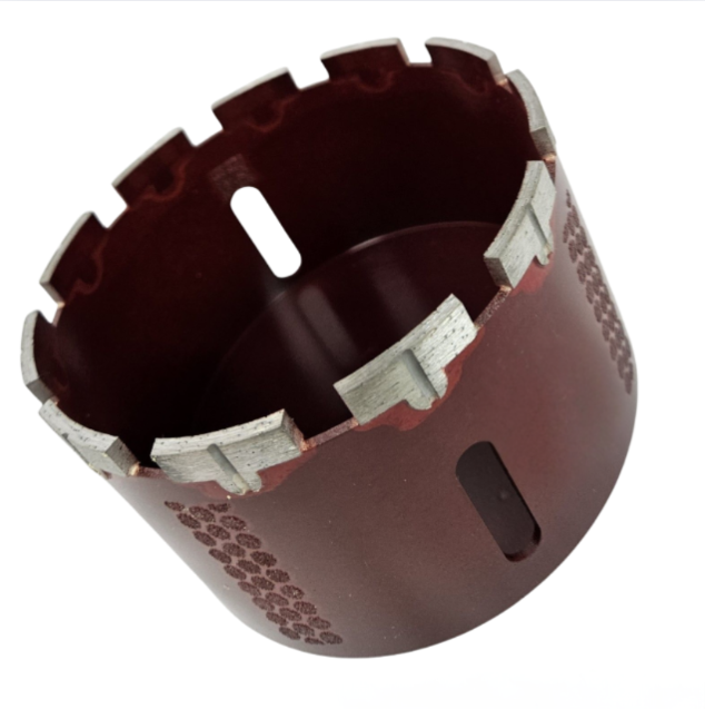 Lobo 5" Red Core Bit T-Segment Side Diamond X4L5000