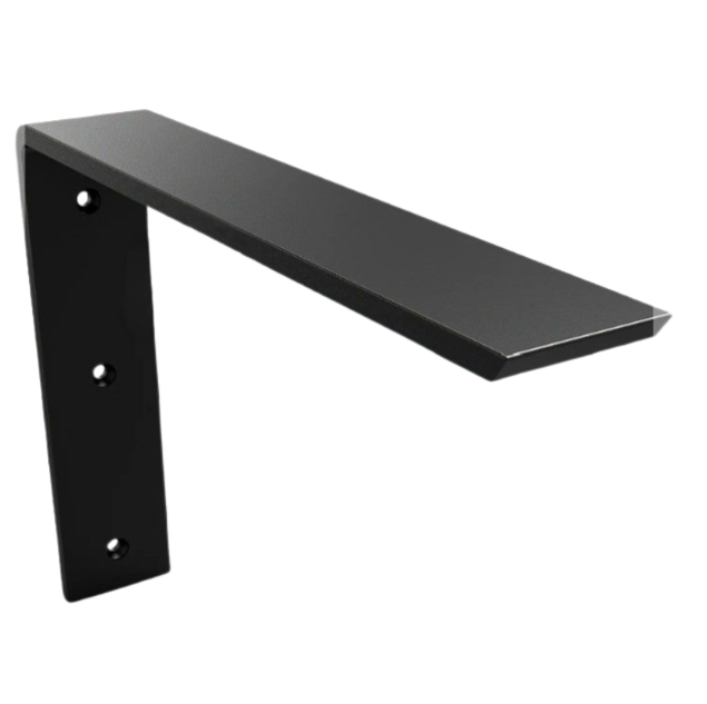Colossal L-Bracket 8"x8" Colored Black