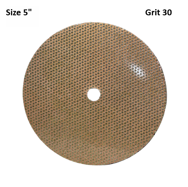 5" Electroplated Pad Grit 30