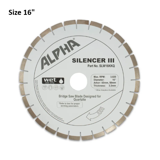 16" Alpha Silencer III for Quartzite
