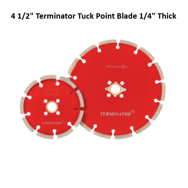 4 1/2" Terminator Tuck Point Blade 1/4" Thick