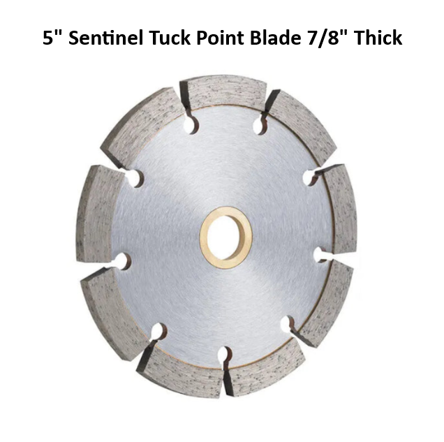 5" Sentinel Tuck Point Blade 7/8" Thick