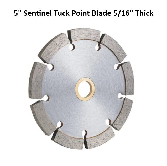 5" Sentinel Tuck Point Blade 5/16" Thick
