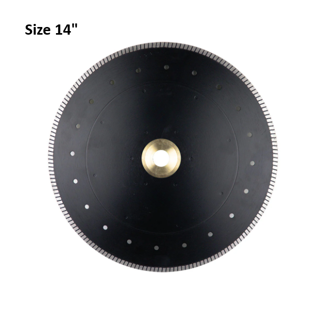 Blue Ripper 14": Dekton Marble Blade Flanged BB14MCDT