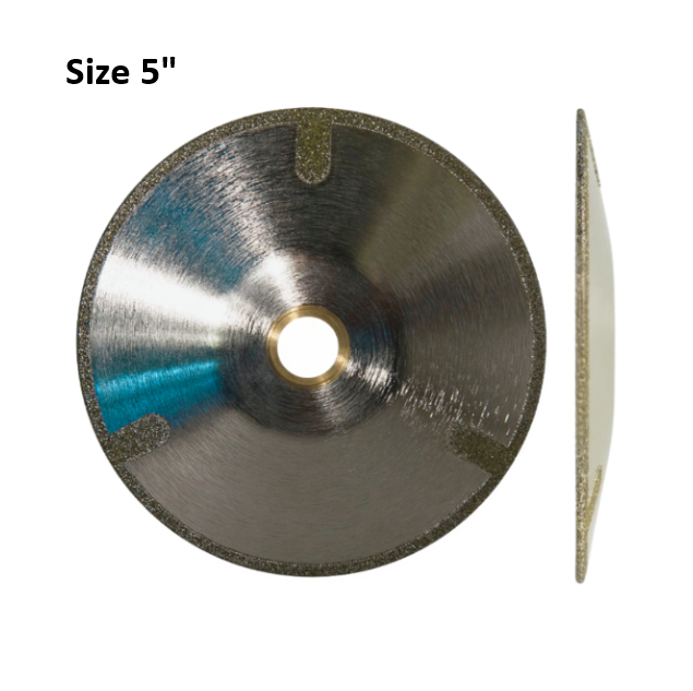 Colossal 5" Silver Electroplated Contour Blade for Marble B11CDTS5