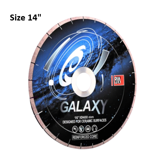 Galaxy 14"Blade Ceramic 1/2 Flanged Steel Core B17DG14