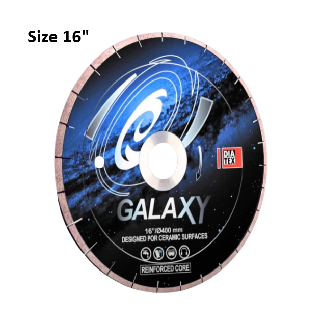 Galaxy 16" Blade Ceramic 1/2 Flanged Steel Core B17DG16