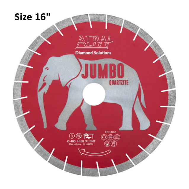 Jumbo 16" Quartzite Universal Blade B18TJ16