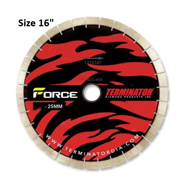 Terminator Force 16" x 25mm