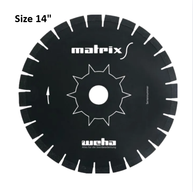 Weha 14" Matrix S Bridge Saw Blade