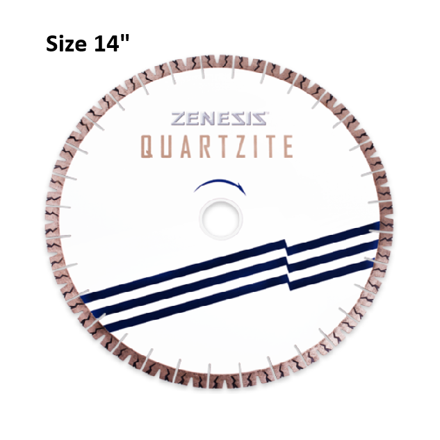 Zenesis 14 x .125 x 60/50mm ZENESIS Quartzite Bridge Saw Blade