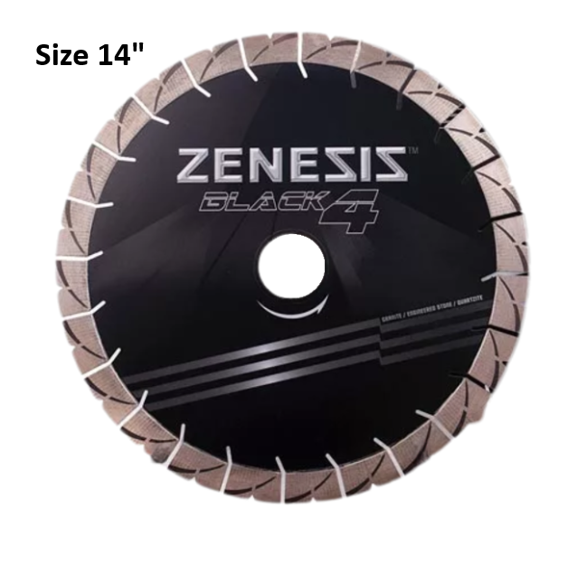 Zenesis 14 x .133 x 60/50mm ZENESIS Black 4 Bridge Saw Blade B15ZB14