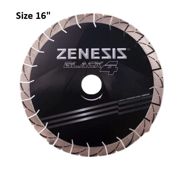 Zenesis 16 x .133 x 60/50mm ZENESIS Black 4 Bridge Saw Blade B15ZB16