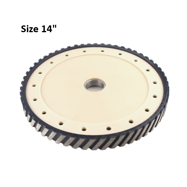 14" x 2" Milling Wheel, 60mm-50mm, Silent Core