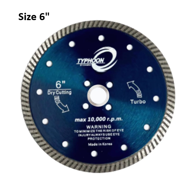 Cyclone Typhoon 6" Turbo Blades B3TY6