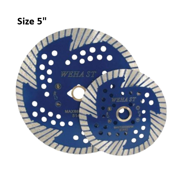 Weha 5" ST Side Cut Quad Diamond Turbo Blade