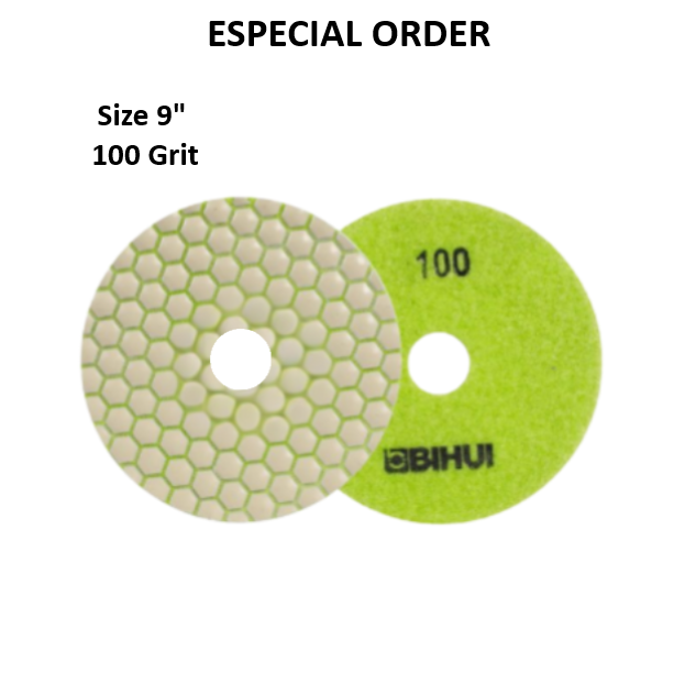 Colt Dry 9" 100 Grit Polishing Pad
