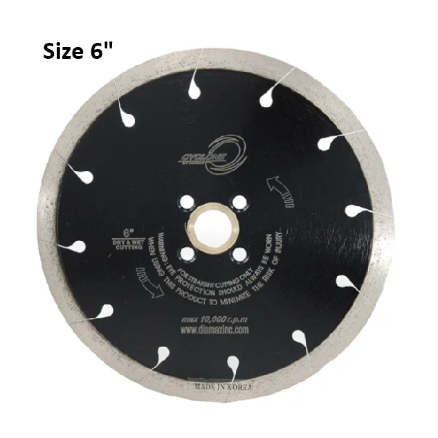 6" Cyclone Continuous Slot Blade