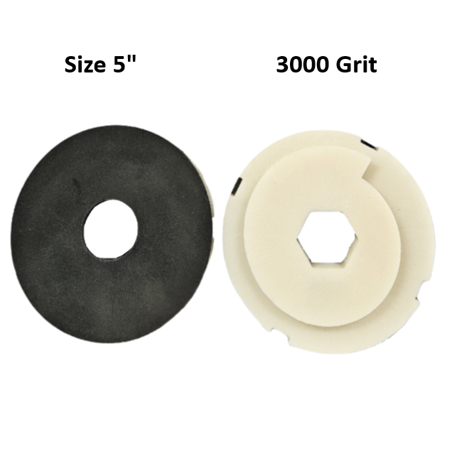Sentinel 3000 Grit Bullnose 5" In Line Pad Snail Lock E1SB53000