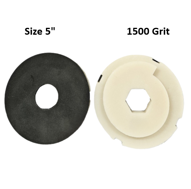 Sentinel 1500 Grit Bullnose 5" In Line Pad Snail Lock E1SB51500