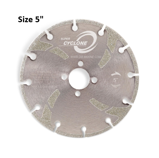 Cyclone 5" Silver Super Marble Blade