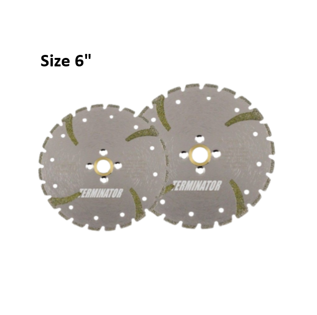 Terminator 6" Knockout Side-Segment Marble Blade 6"