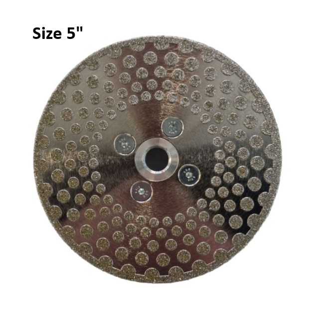 Zenesis 5" Marble Electroplated Cup Wheel Hybrid