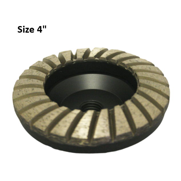 4" Convex Cup Wheel Coarse 5/8-11 Thread