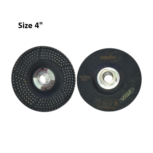 Cyclone 4" Ultra Fiber Cup Wheel for Dekton Coarse