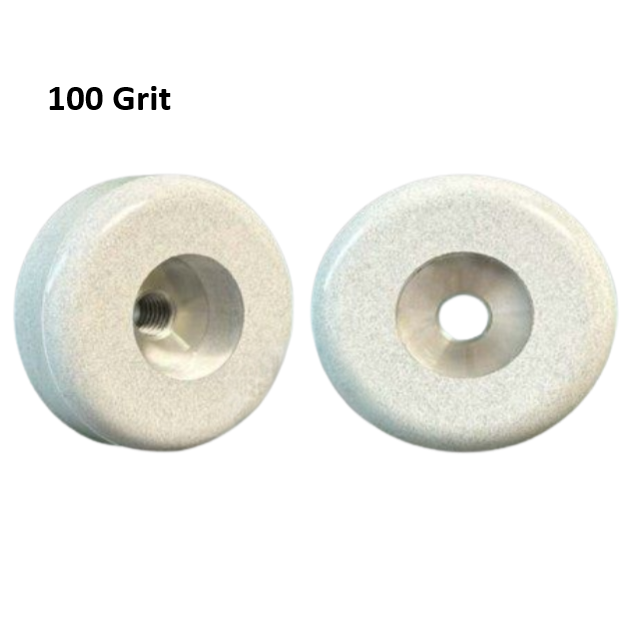 Mustang White Magic 4" White Resin Cup Wheel 100 Grit C0MW100