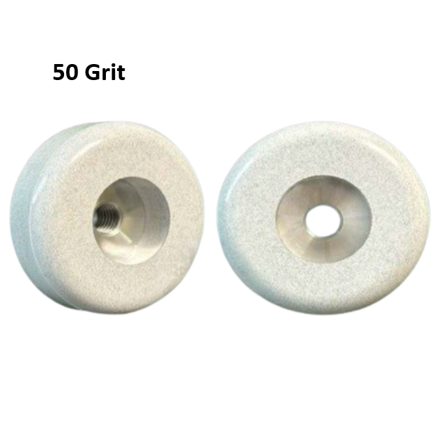 Mustang White Magic 4" White Resin Cup Wheel 50 Grit C0MW50