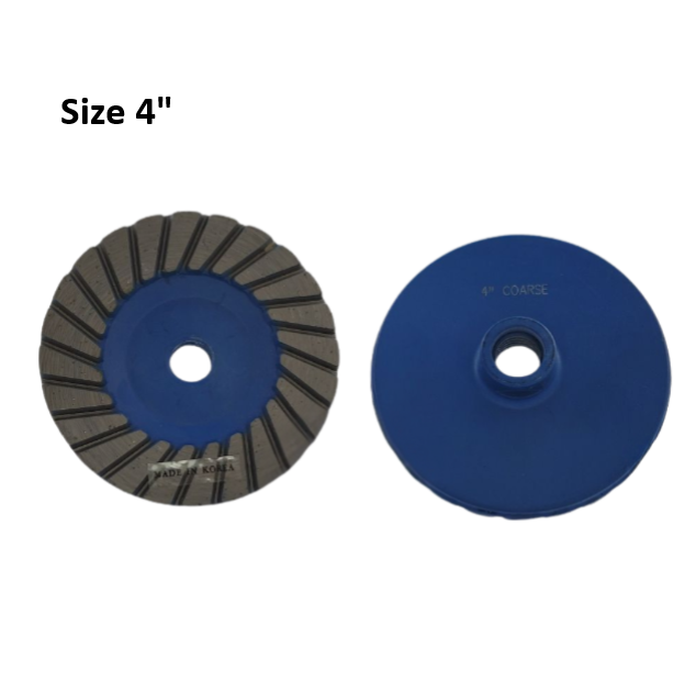 Shark 4" Concave Cup Wheel Coarse