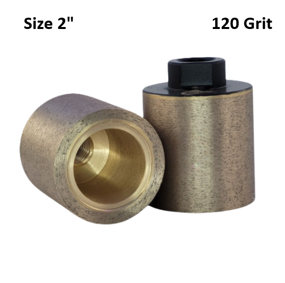 2" Cyclone Continuous Segment Stock Removal Sink Wheel 120 Grit