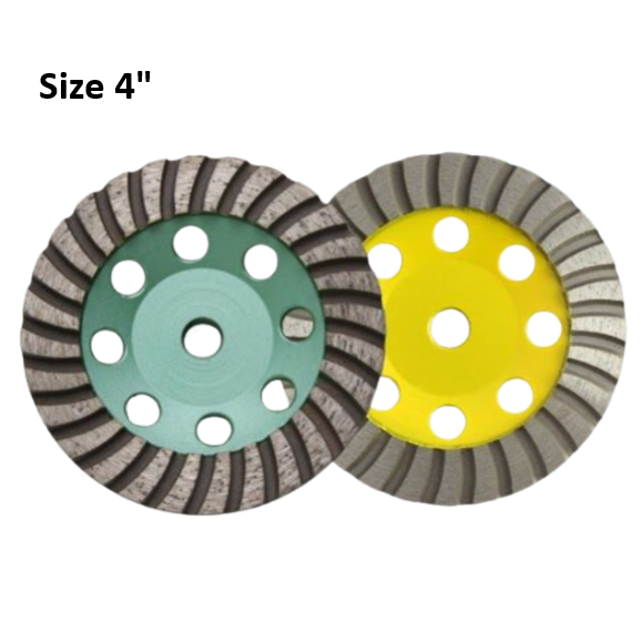 Apexx 4” Turbo Cup Medium Yellow