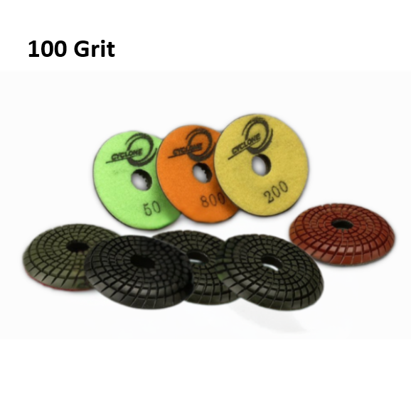 Cyclone Polishing Convex Disk 100 Grit