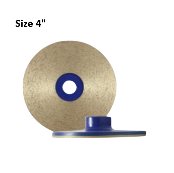 Apexx 4" Full Surface Blue Cup Wheel Fine C2AF