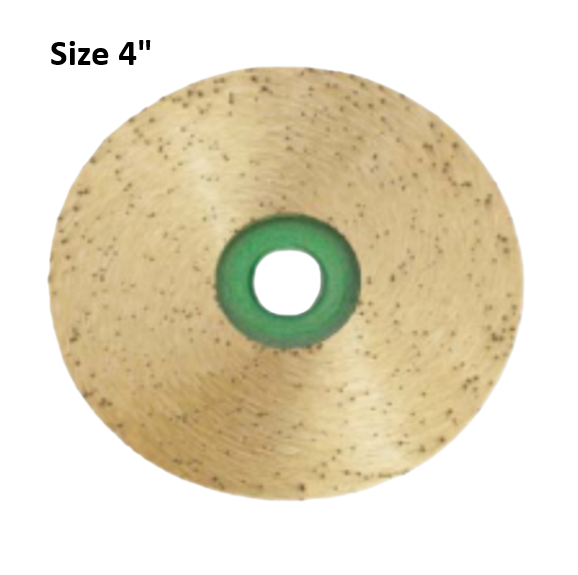 Apexx 4" Full Surface Green Cup Wheel Coarse C2AC