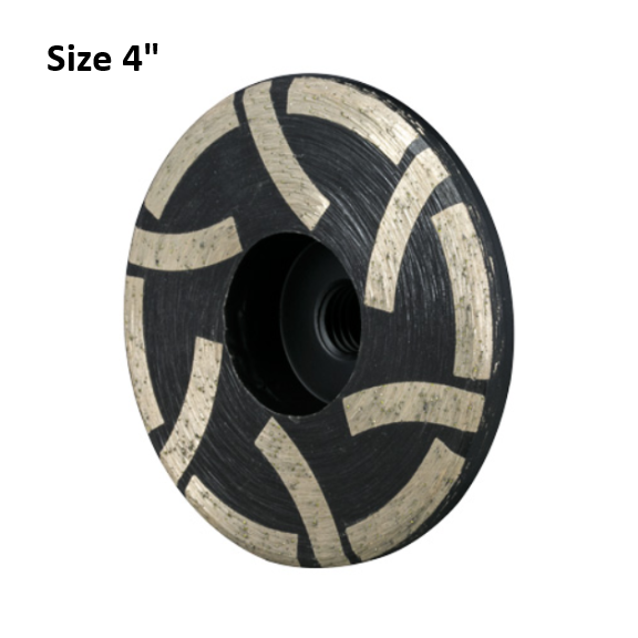 Cyclone 4" Flat Resin Cup Wheel Medium