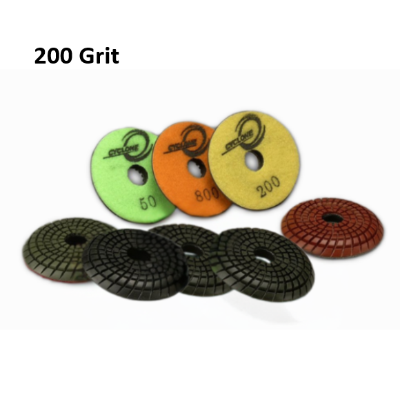 Cyclone Polishing Convex Disk 200 Grit