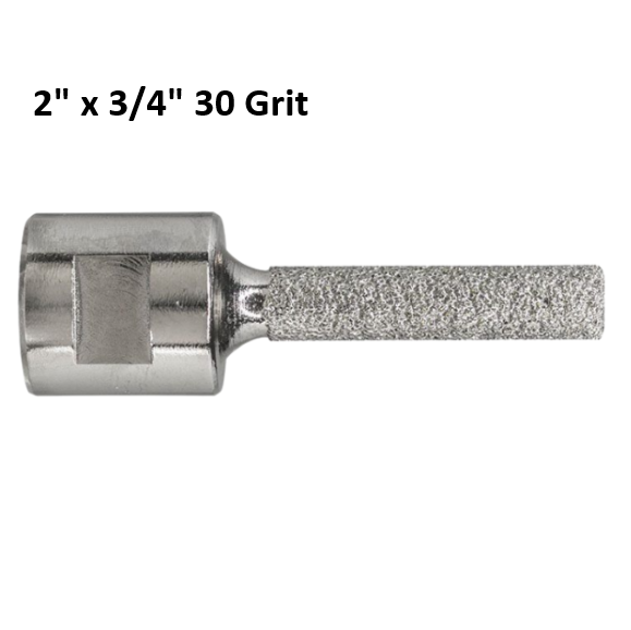 Cyclone Vacuum Brazed Sink Wheel 2" x 3/4" 30 Grit