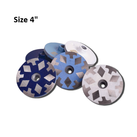 Zenesis 4" Resin Filled Cup Wheel Medium