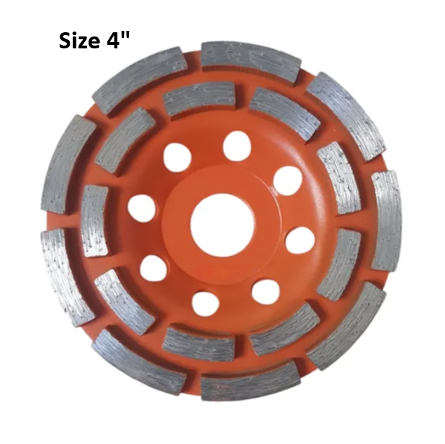 Dongsin 4" Double Row Cup Wheel Fine