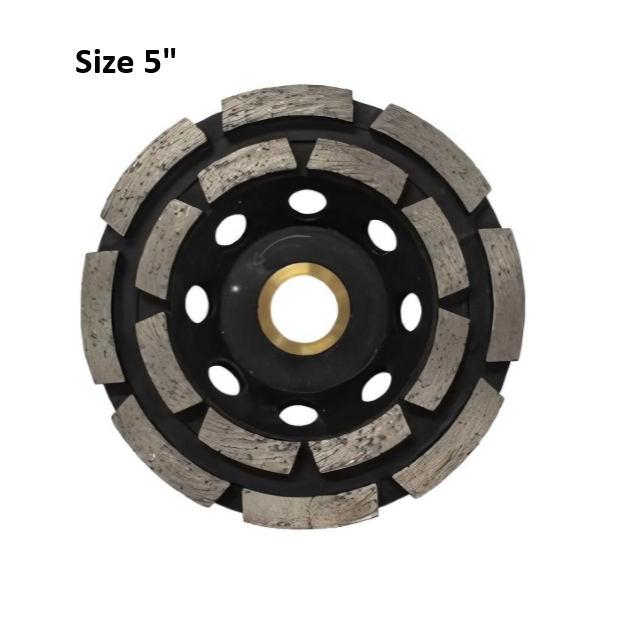 Dongsin 5" Double Row Cup Wheel Concrete C3DC5C