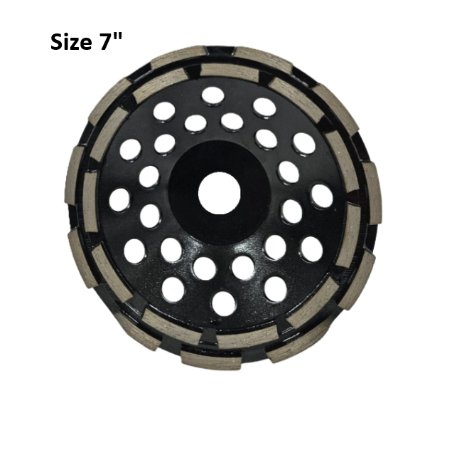 Dongsin 7" Double Row Cup Wheel Concrete C3DC7C
