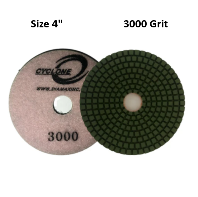 Cyclone 4" Polishing Disk 3000 Grit D1CYC43000