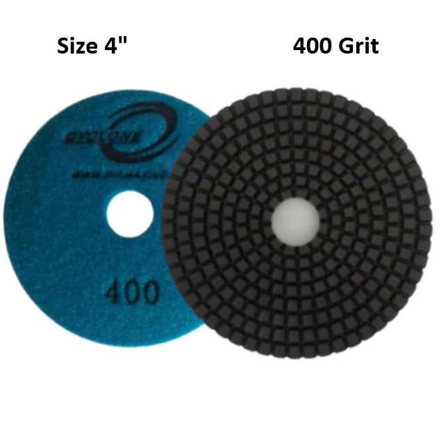 Cyclone 4" Polishing Disk 400 Grit D1CYC4400