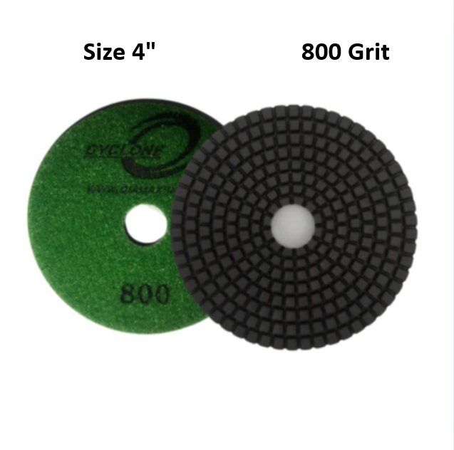 Cyclone 4" Polishing Disk 800 Grit D1CYC4800